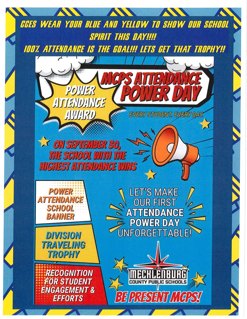 MCPS Attendance Power Day Flyer