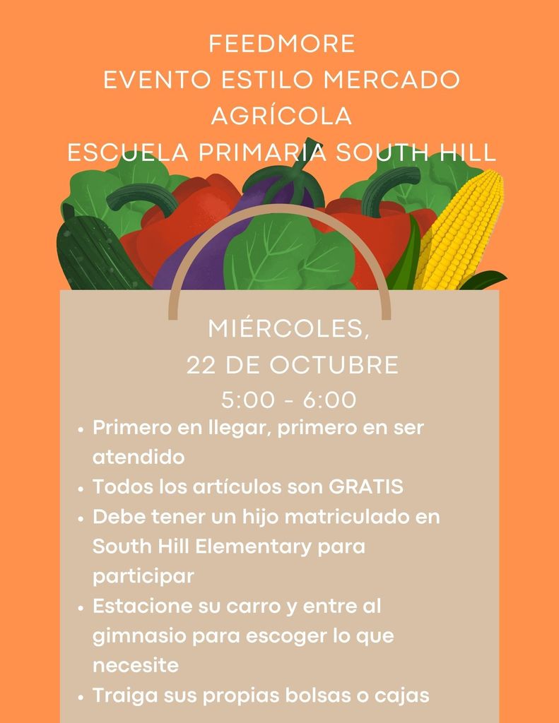 Feedmore flyer in Spanish