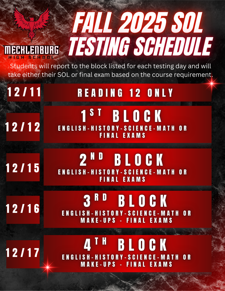 SOL Schedule as of 12.09