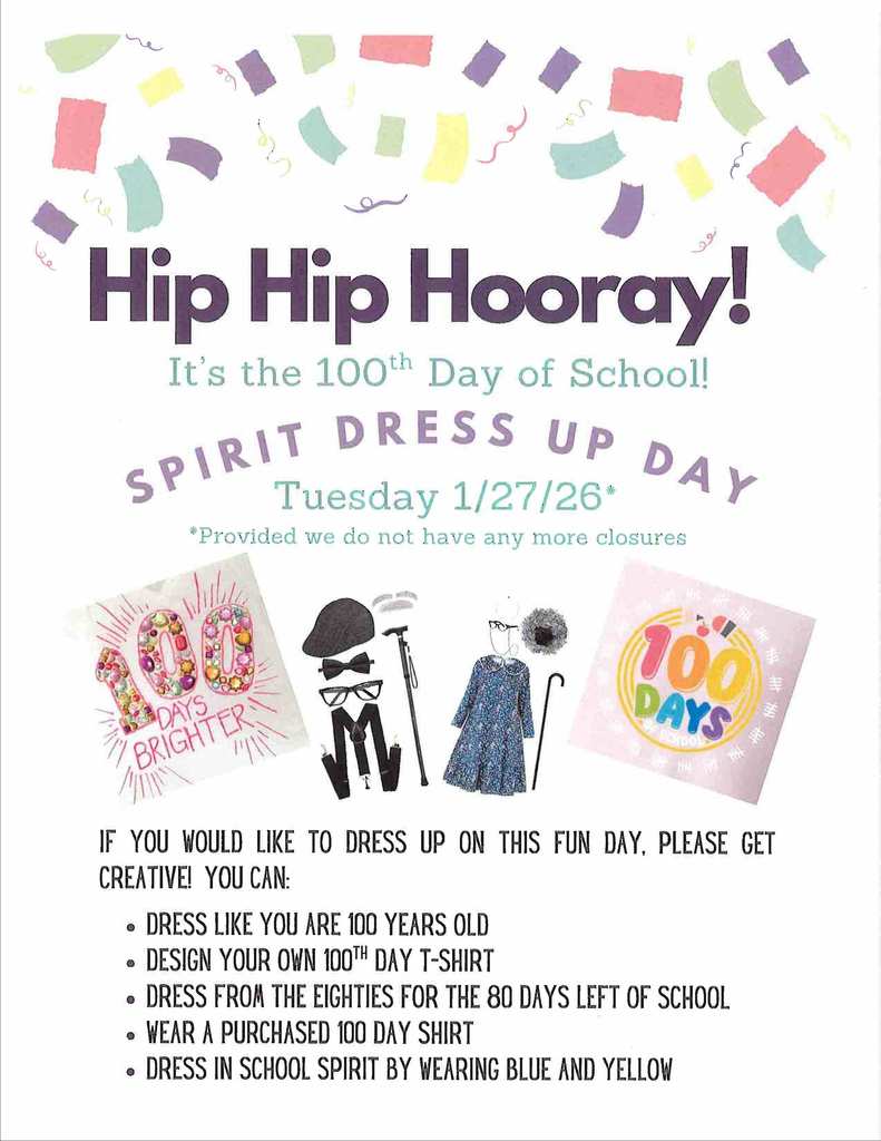 La Crosse Elementary School 100th day of school event