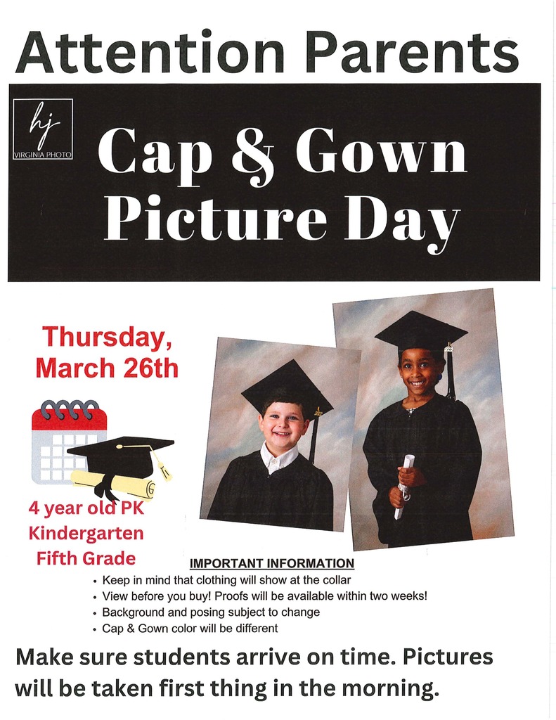 Cap and Gown pictures flyer
