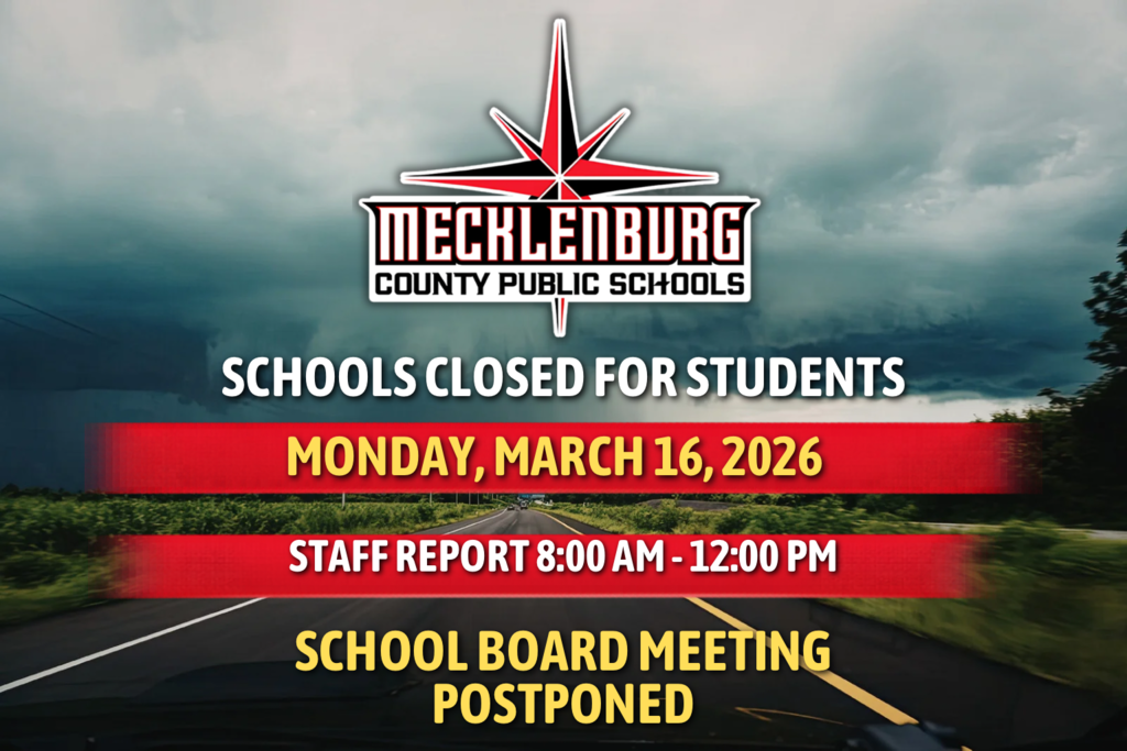 Mecklenburg County Public schools will be closed on Monday, March 16, 2026