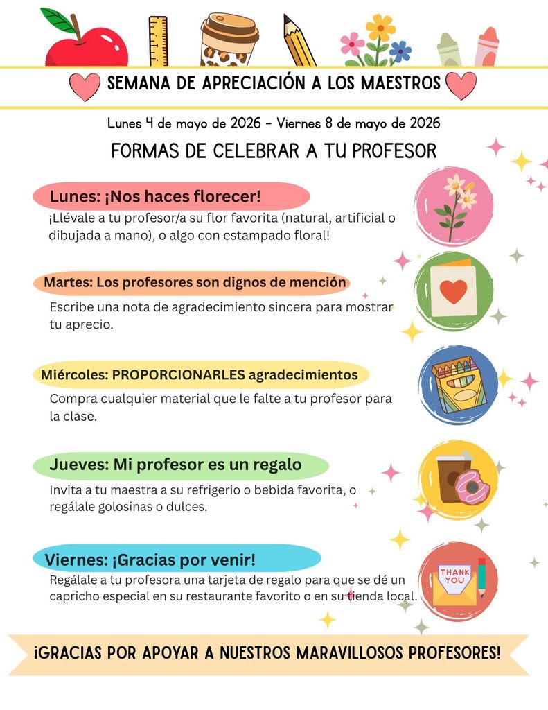 Teacher Appreciation Week