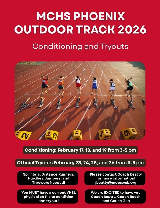 outdoor track tryouts mchs