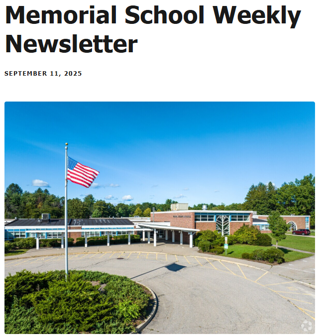 Memorial Weekly Email -9/11/25
