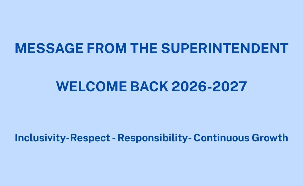 Welcome Back 2026-2027