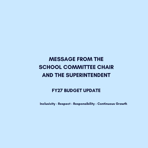 FY27 Budget Update