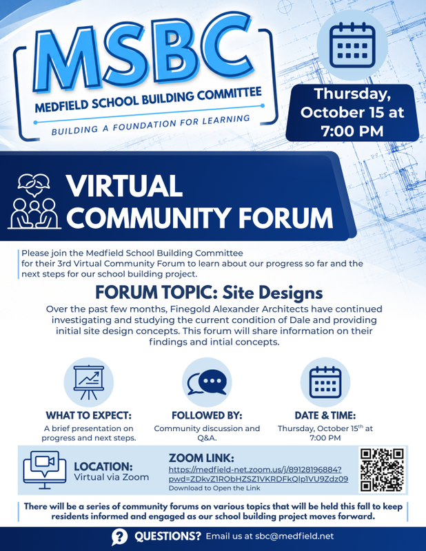 MSBC Virtual Community Forum Tonight
