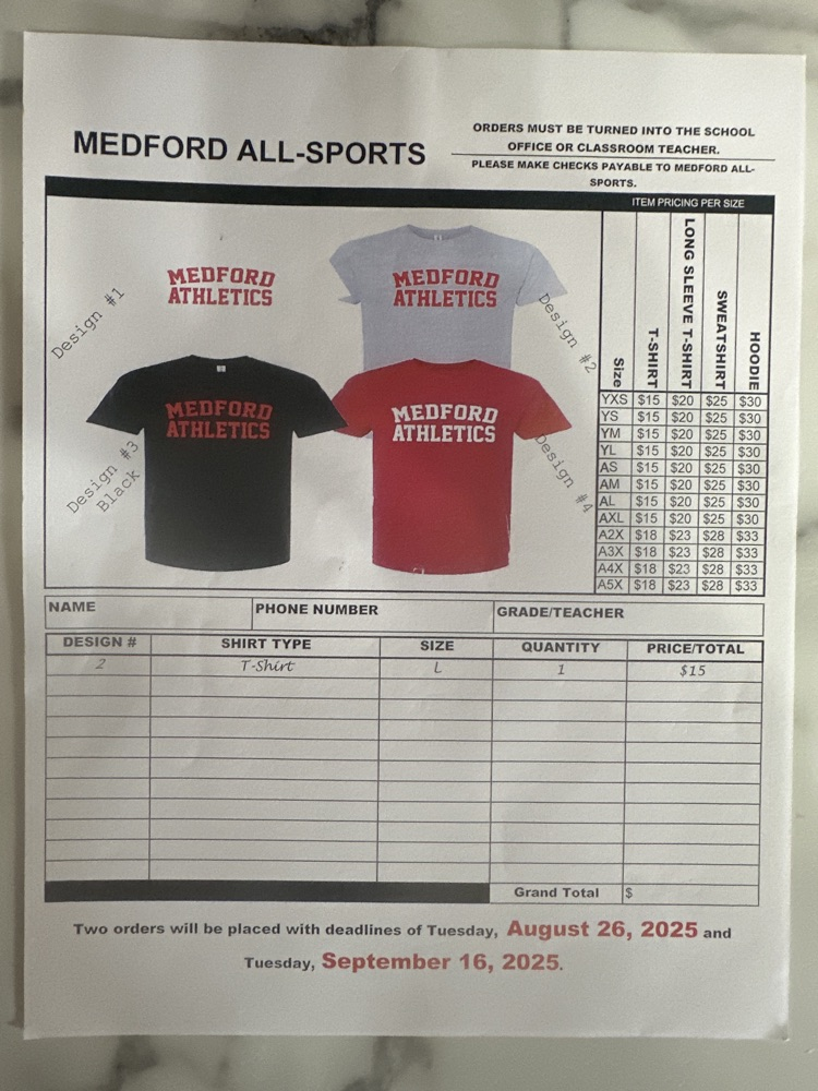 shirt order