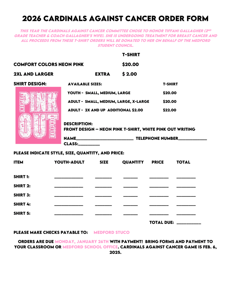 Order form 