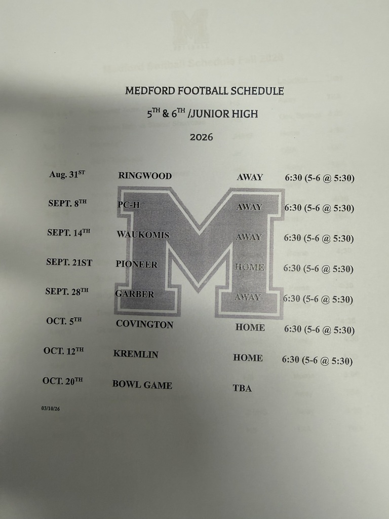 Schedule
