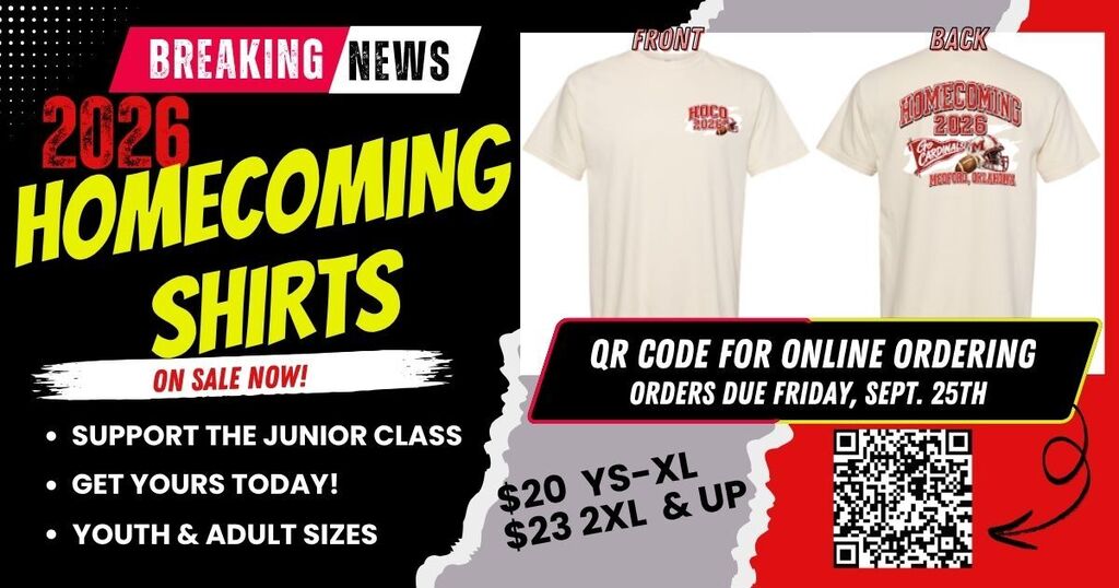HOCO shirt sales
