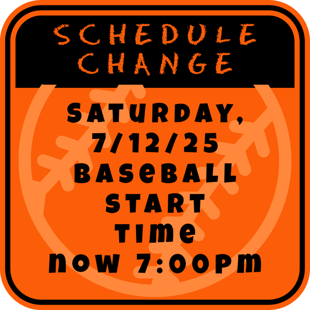 baseball schedule change