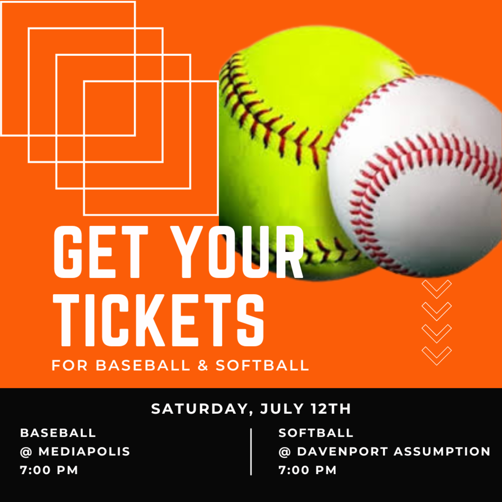 Get your tickets for baseball and softball