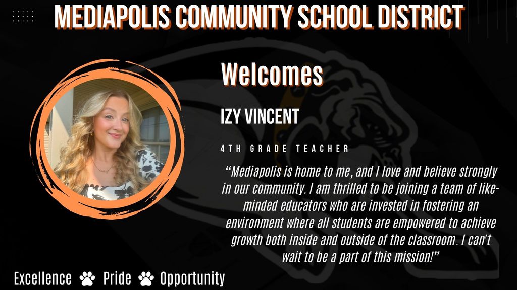 Izy Vincent welcome