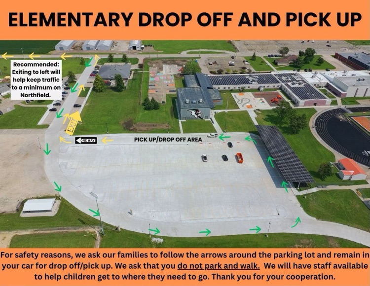 elementary pick up and drop off