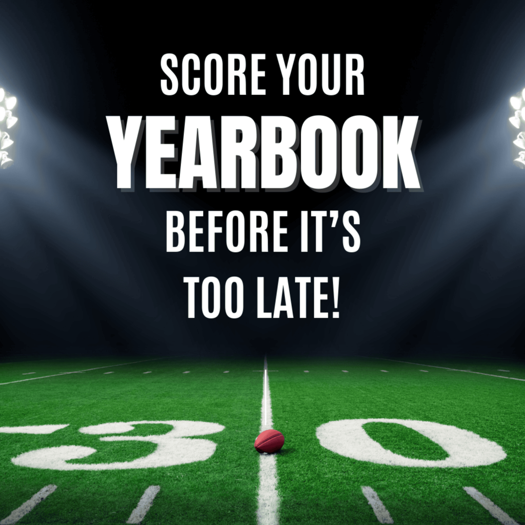 Yearbooks are one sale now