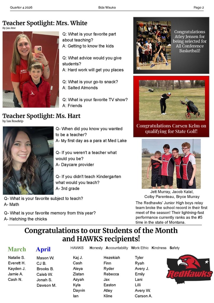 Q4 School Newletter