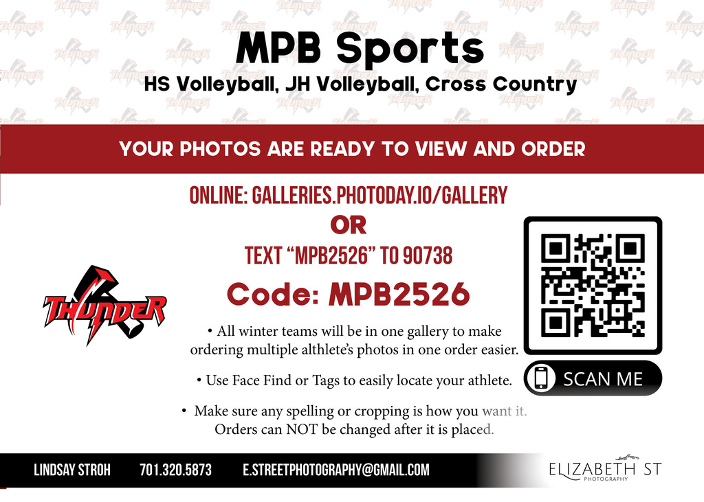 Fall Sports Picture Order