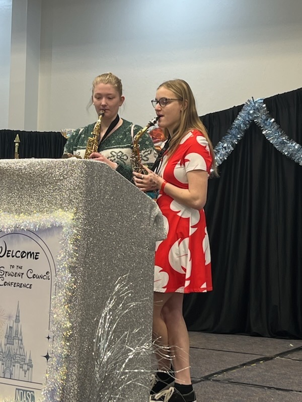 Playing the National Anthem