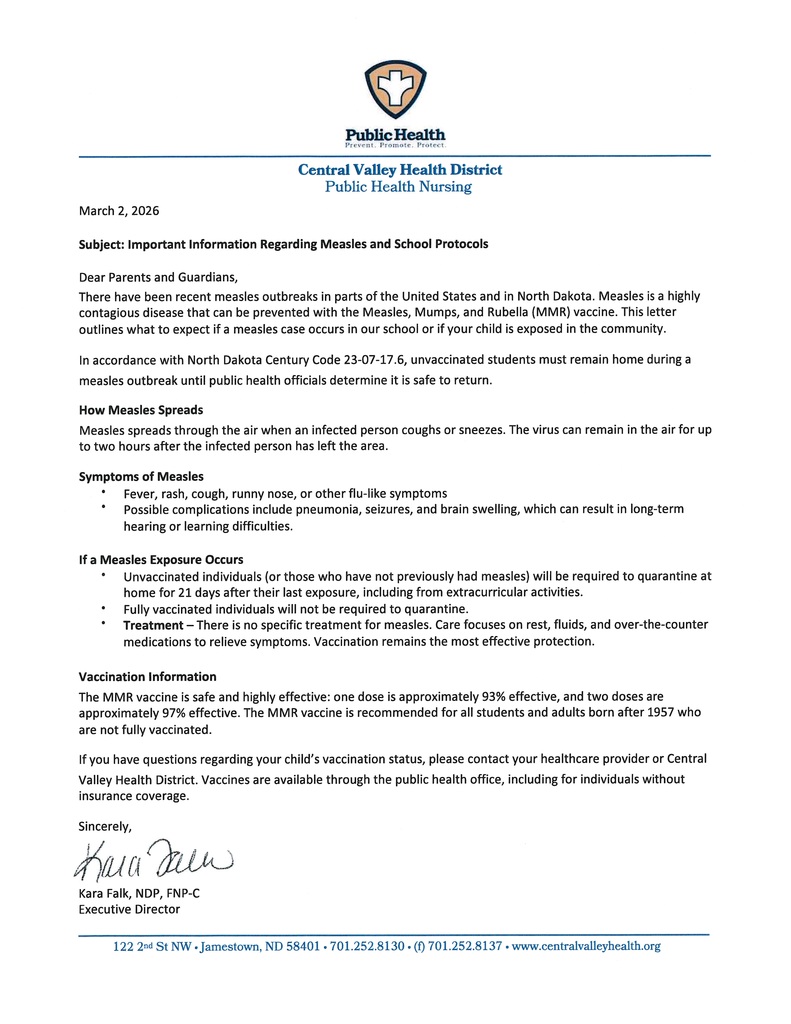 CVHU Measles information