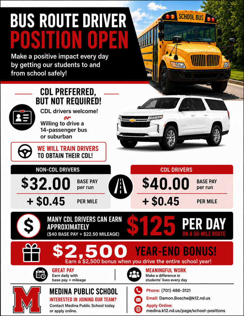 Bus driver position