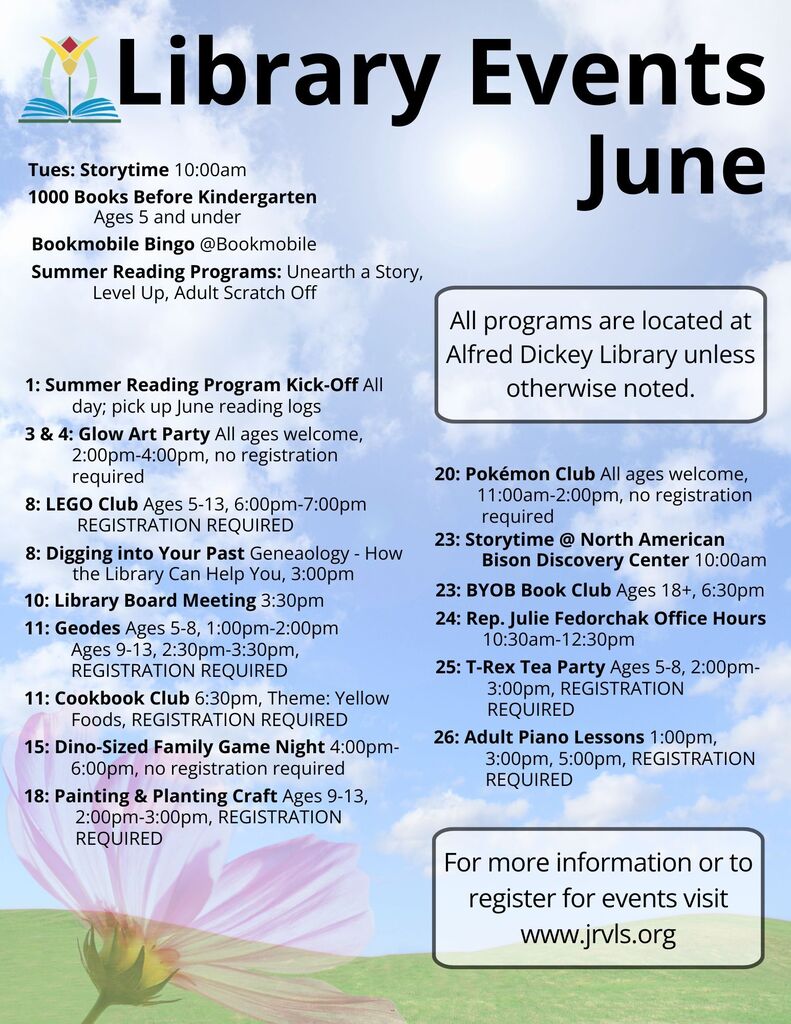 june 2026 library events