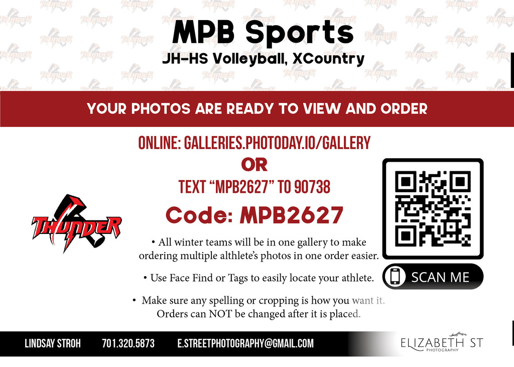 Fall Sports Picture Order