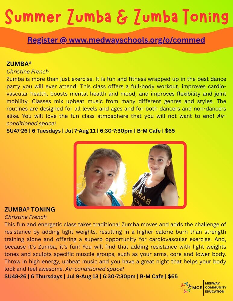 Summer Zumba & Zumba toning