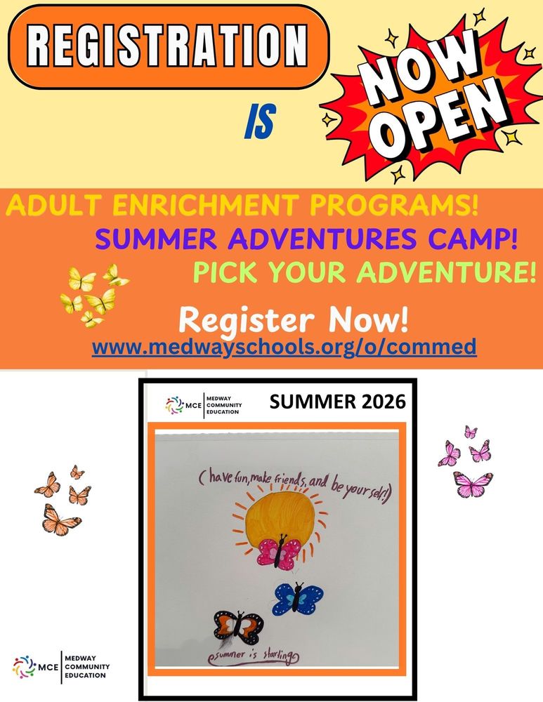 Summer Reg Open