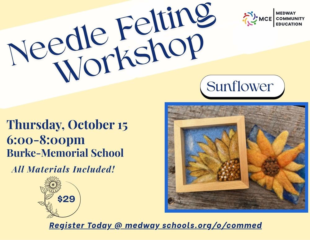 Needle Felting Workshop