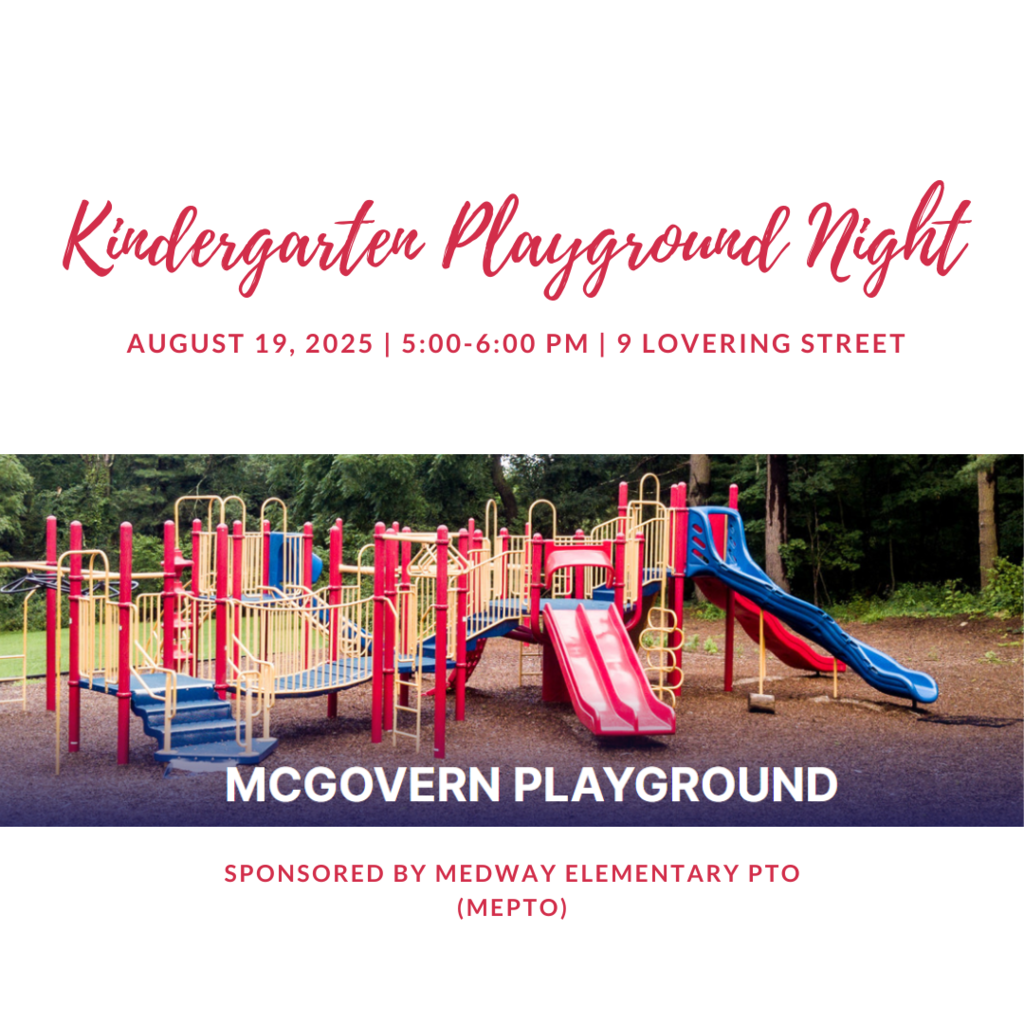 Kindergarten Playground Night - Tuesday, August 19, 2025