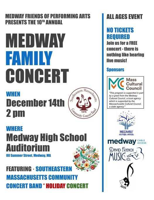 Medway Family Concert - December 14, 2025