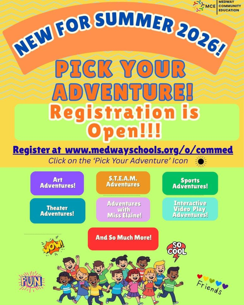 Medway Community Education Summer Adventure Brochure