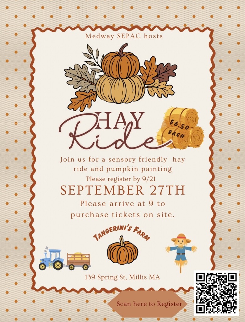 SEPAC sensory friendly hay ride on  September 27