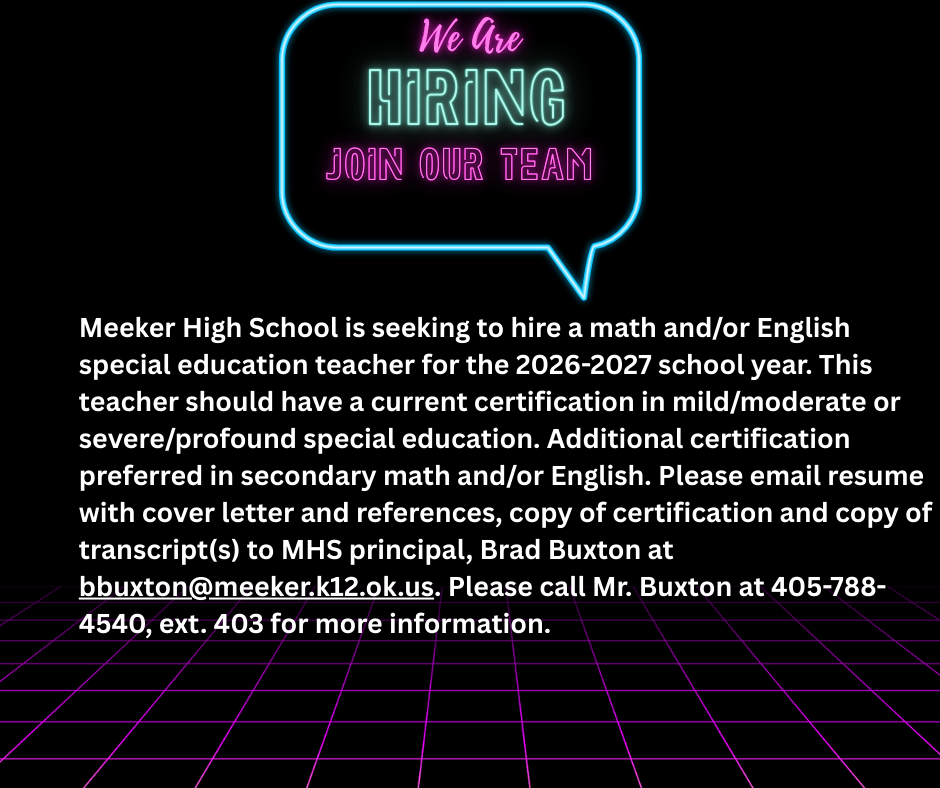 Pink Neon We Are Hiring Facebook Post