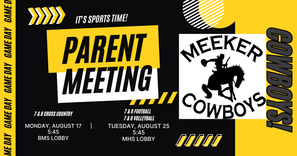 Sports Parent Meetings