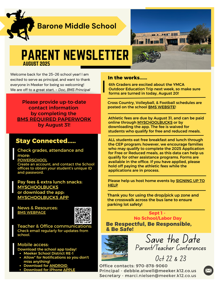 BMS Parent Newlestter Aug25