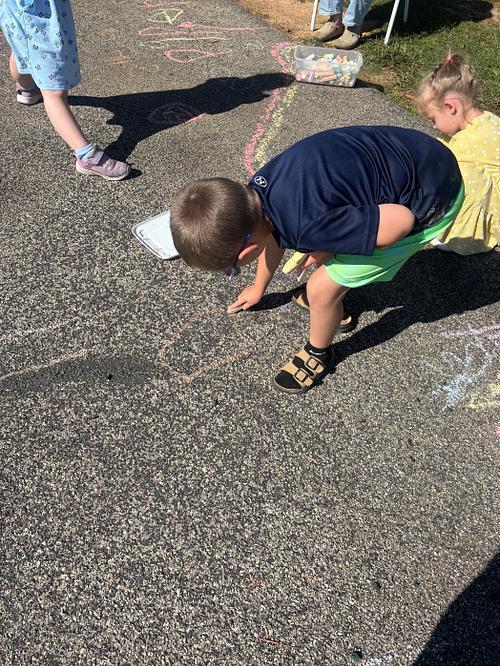 Child with Chalk