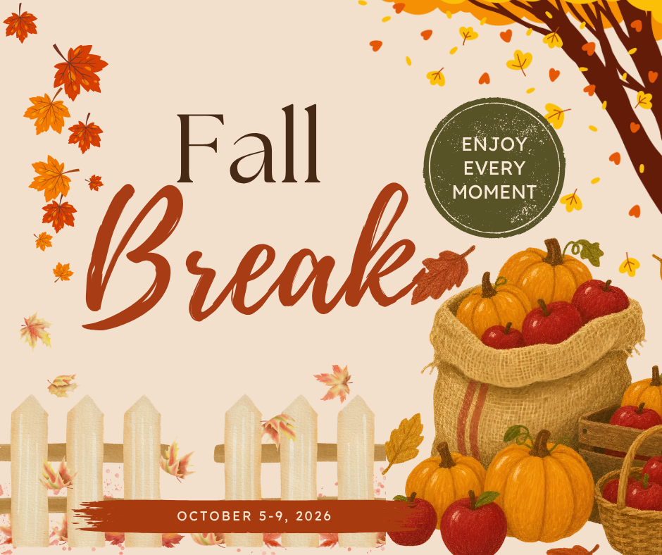 apples, pumpkins, leaves falling and a tree