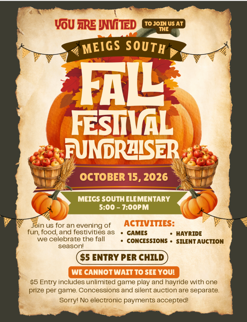 flyer advertising a Fall Festival