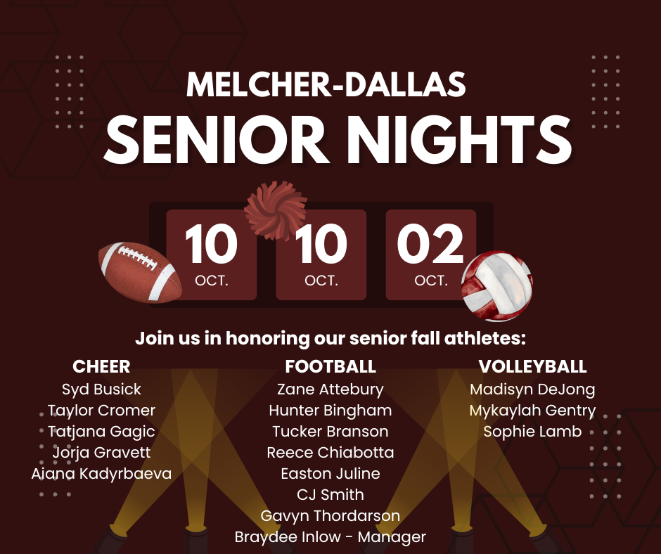 Senior Night Fall 2025