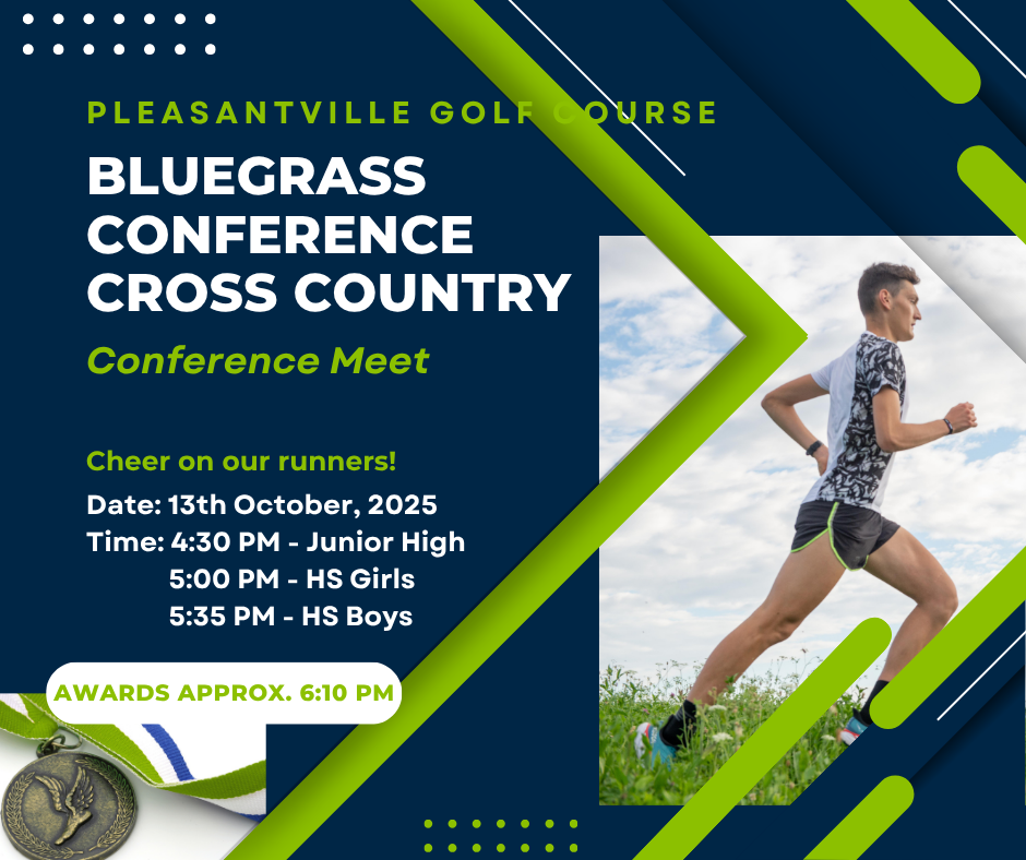 Bluegrass conference cross country meet - October 13, 2025 @ 4:30 PM