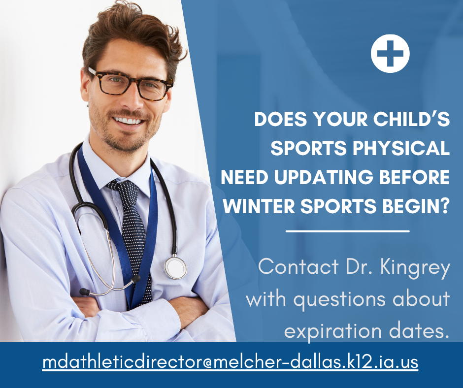Does your Child’s Sports Physical need Updating