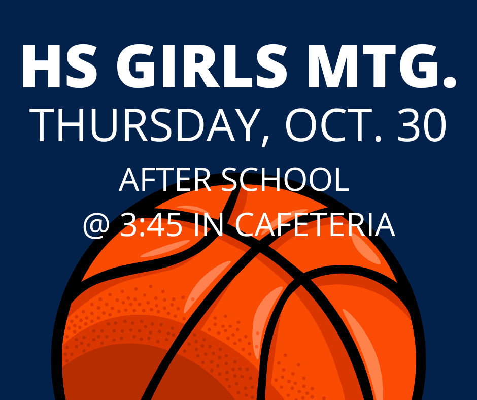 HS Girls Mtg 10/30