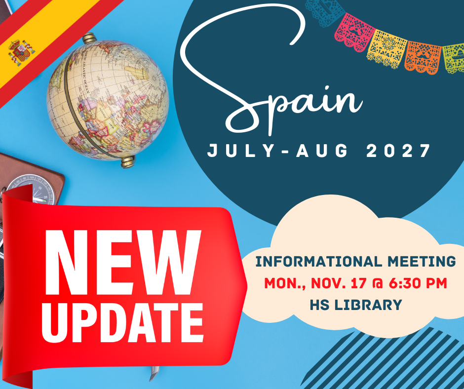 Spain - Date Change!