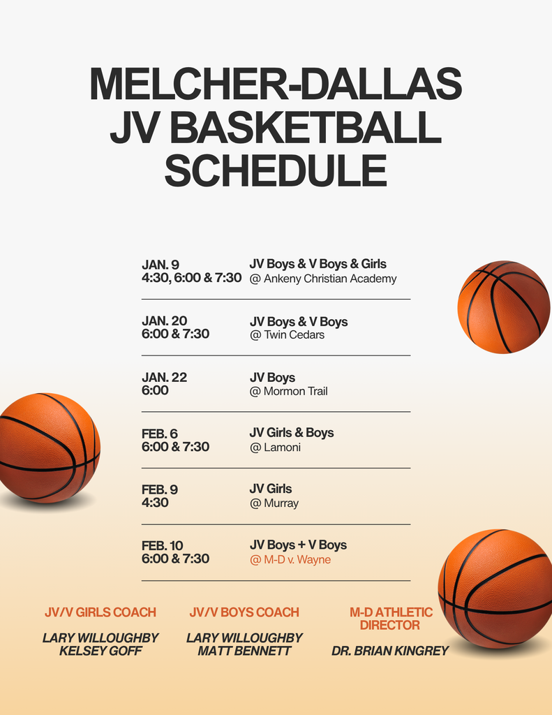 JV BB Schedule