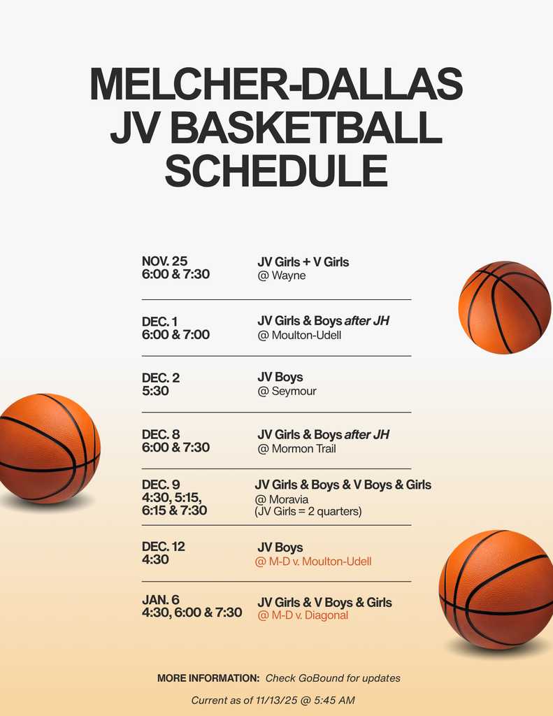 JV BB Schedule
