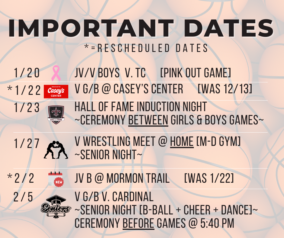Important Dates: January & February 2026