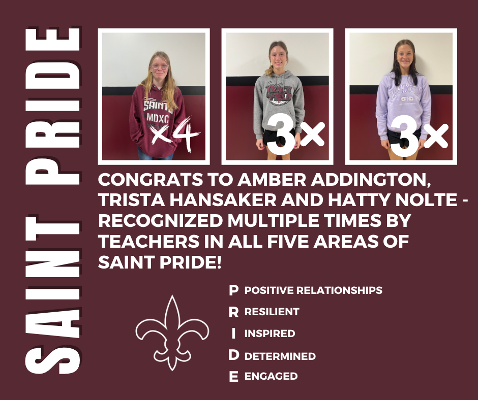 Saint Pride recognition